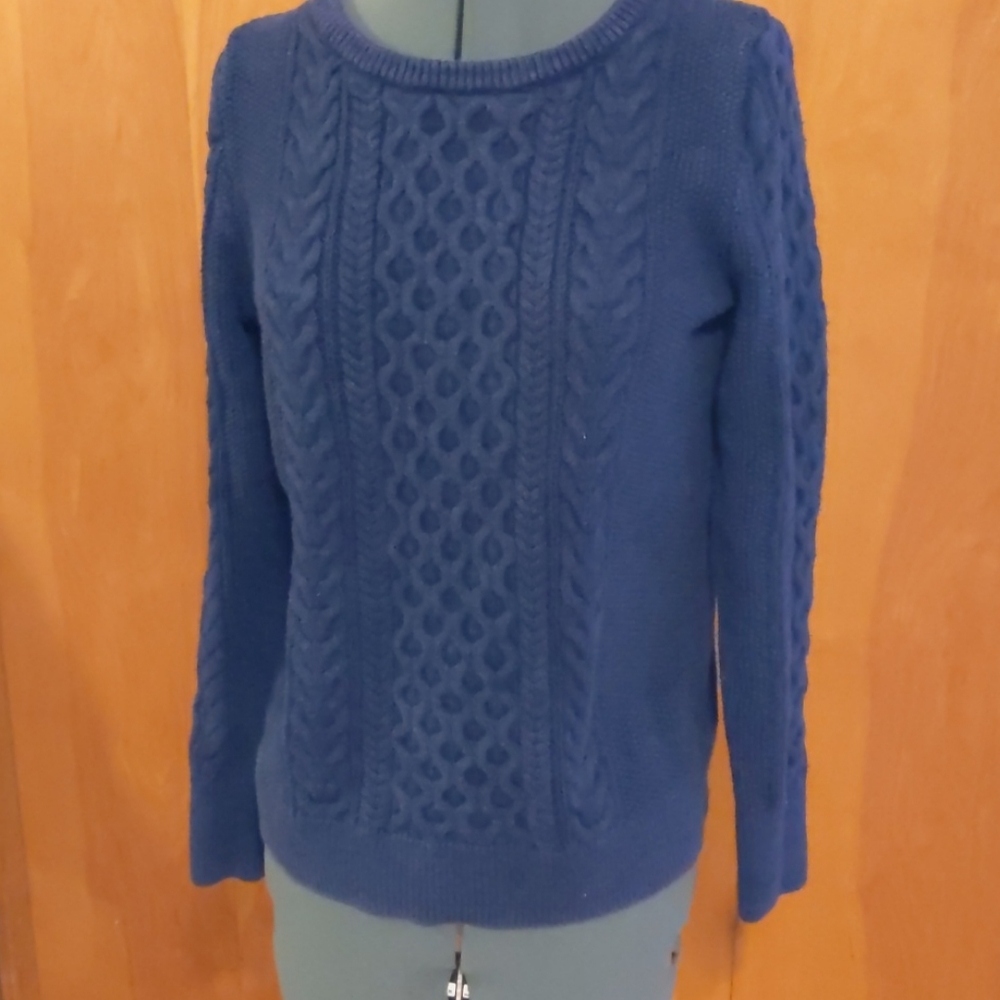 Cable knit sweater